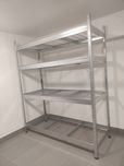 Regał Ażurowy, Warsztatowy do Garażu, Magazynu 180x150x60 cm 4P/400 kg