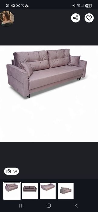 Sofa kanapa z funkcją spania dostępna