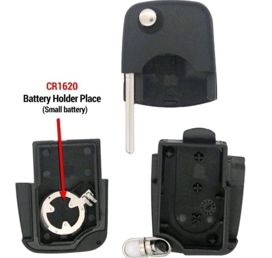 Carcaça de chaves de 2/3 Botões para Volkswagen + Logótipo.