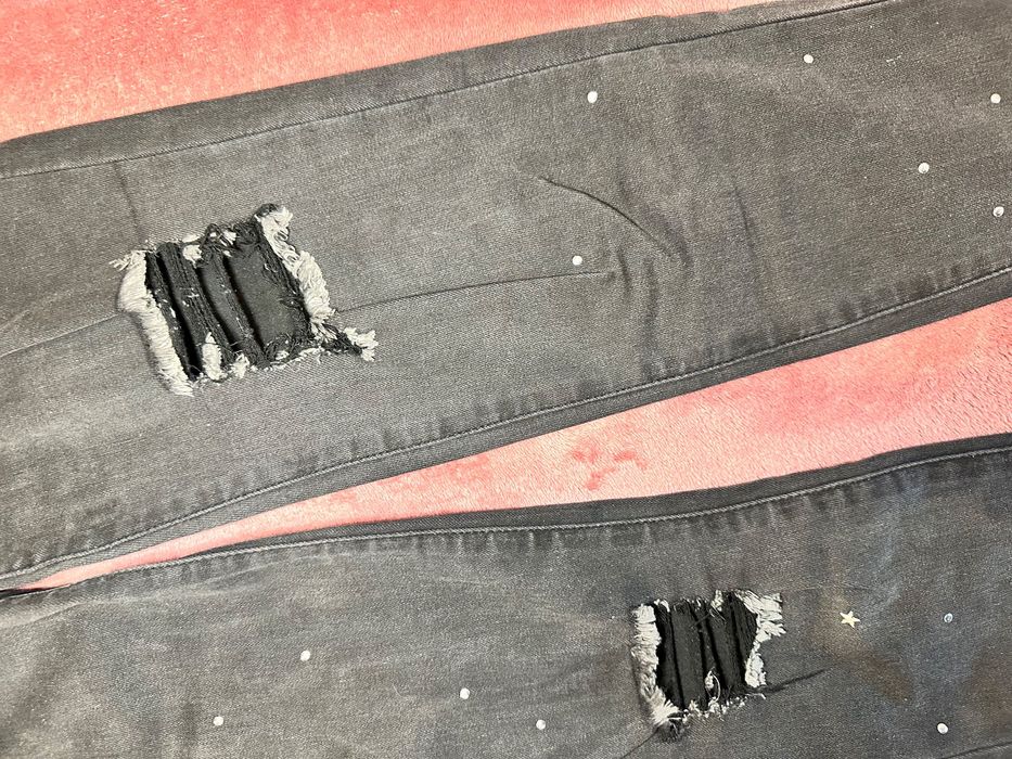 Джинси завужені графітові, чорні Mohito