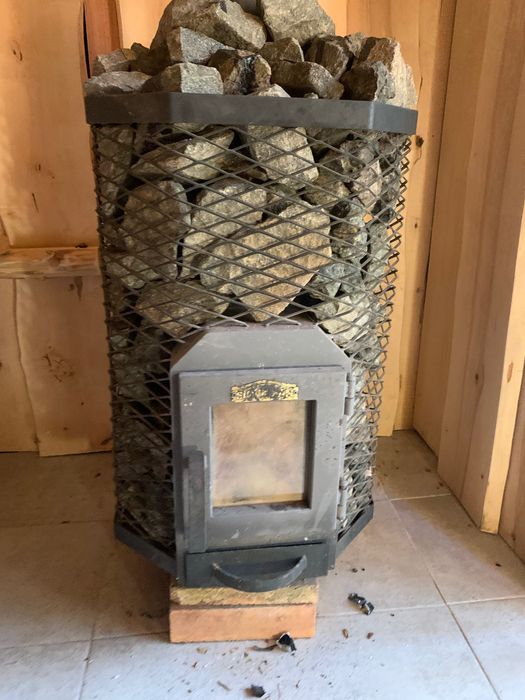 Piec do sauny opalany drewnem