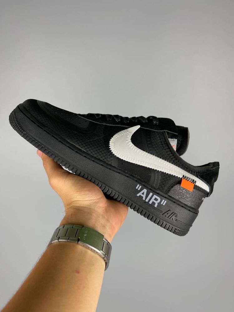 Off-White x Nike Air Force “Black” and “White” Повна омплектація 40-45