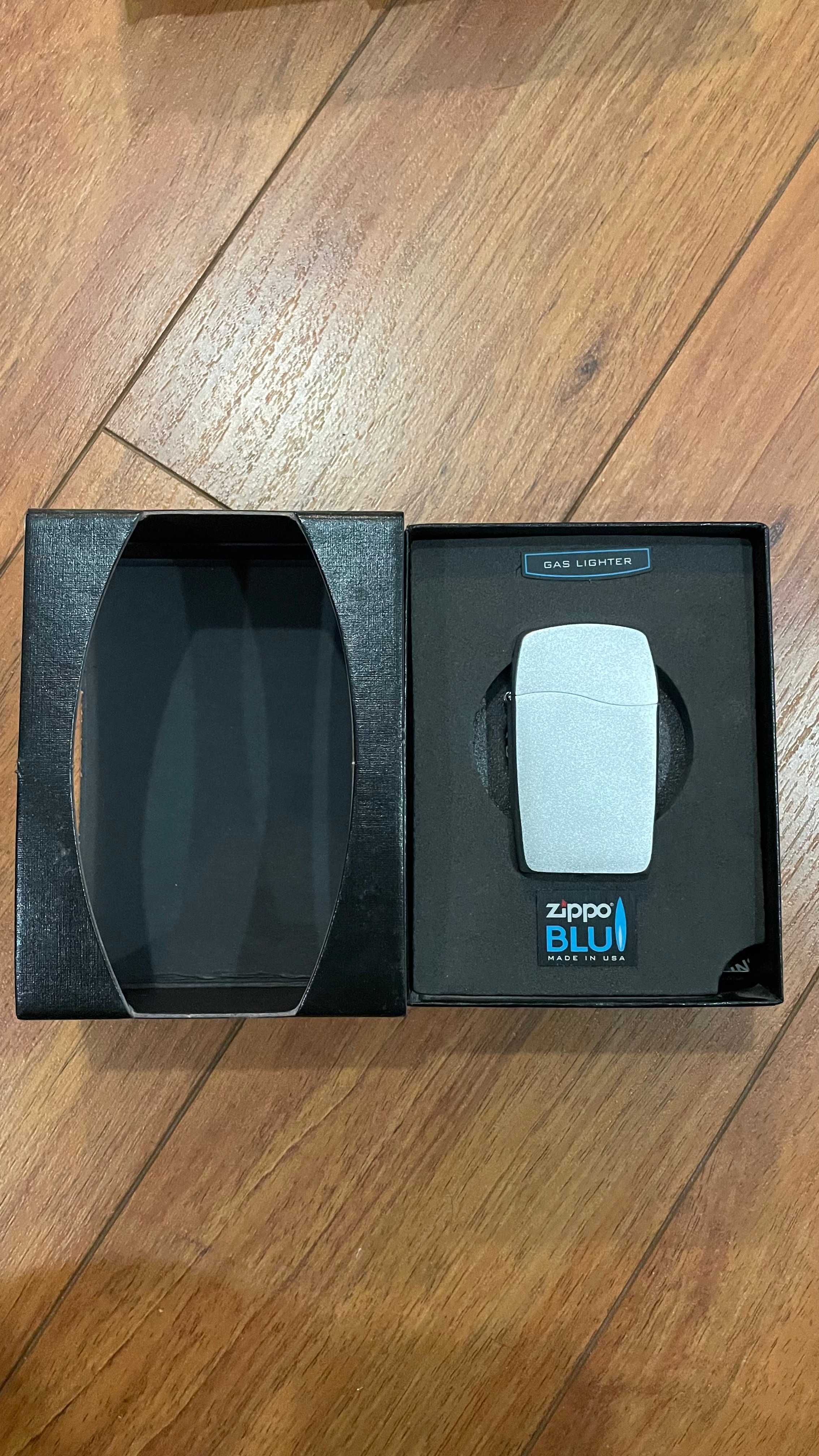 Zippo Blu Edição limitada com chamada azul