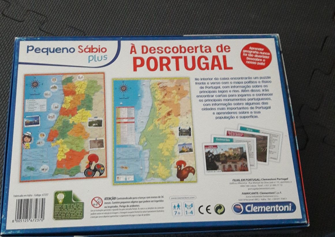 Puzzle de Portugal 2 em 1