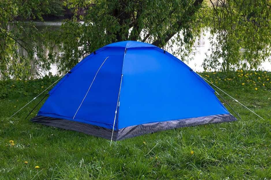 2w1 XXL Mocny Namiot Turystyczny Kempingowy Rodzinny 4 Osobowy +GRATIS