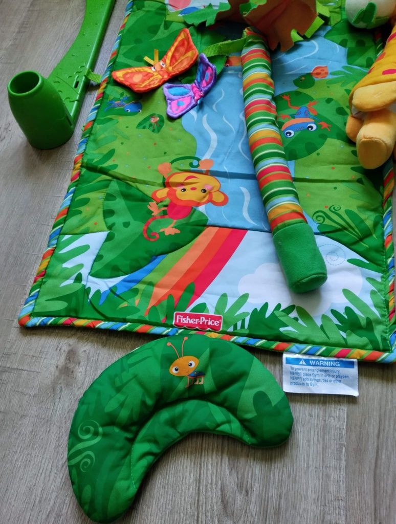 mata niemowlęca 0+ edukacyjna Fischer Price"Rainforest"-LasTrop&gratis