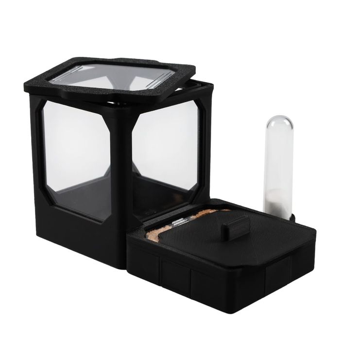 Formikarium do hodowli mrówek czarne – Modułowe Terrarium Dla Mrówek 1