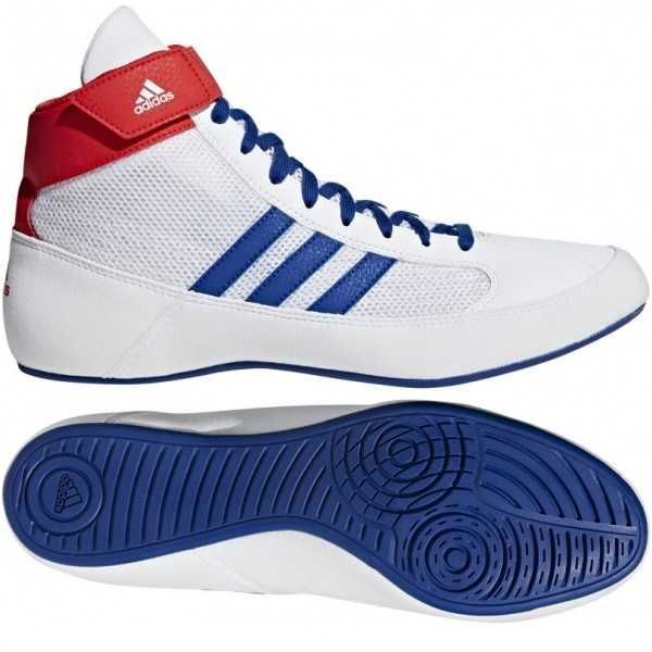 Buty Krav Maga MMA zapasy boks Adidas HVC 2 - super model białe