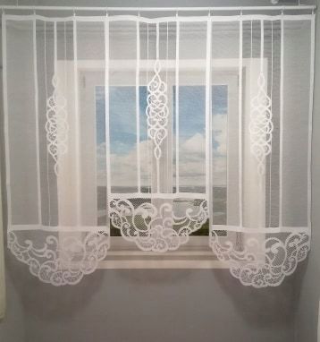 Panel ażur firana gotowa żakardowa 60x140 Kasandra Dodaj styl do domu