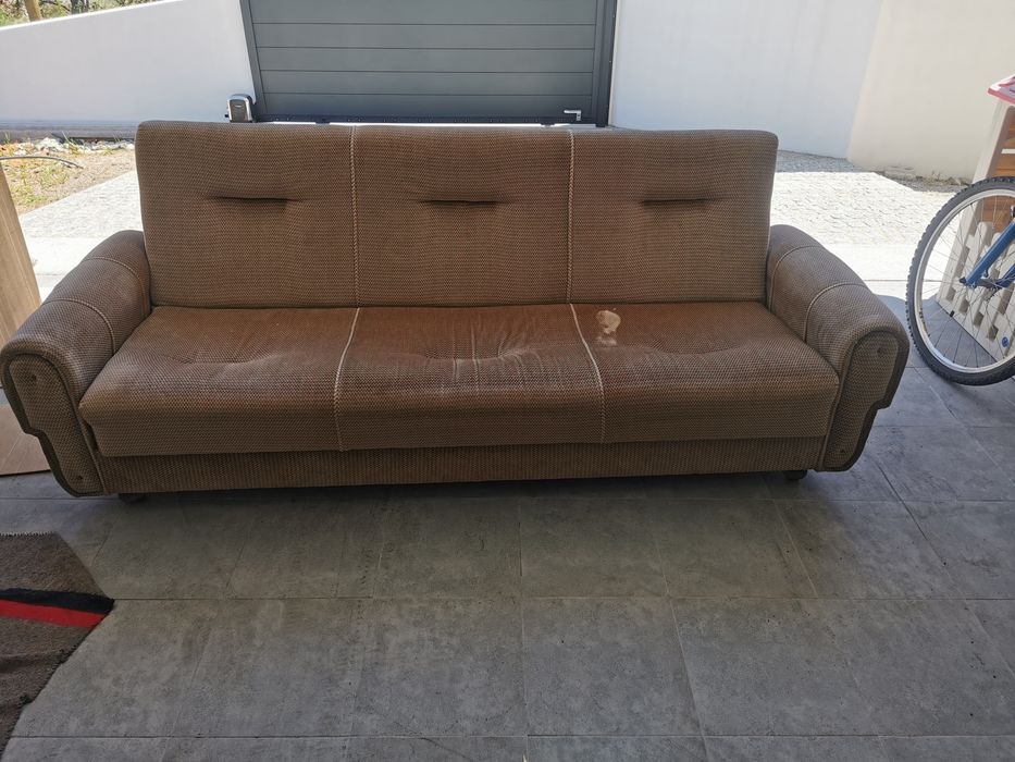 Sofa cama/mesa de centro/exaustor encastre/portas/estrados/colchões...