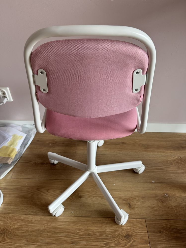 Dziecięce krzesełko Ikea Orfjall rózowe