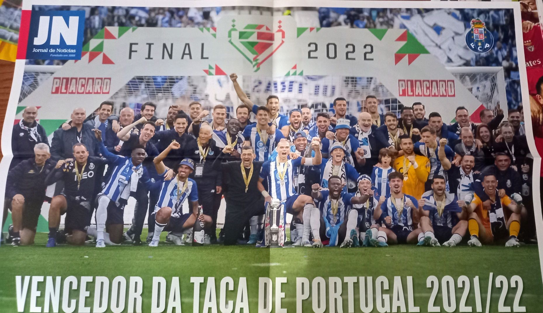 poster F. C. Porto vencedor Taça Portugal 2021/22