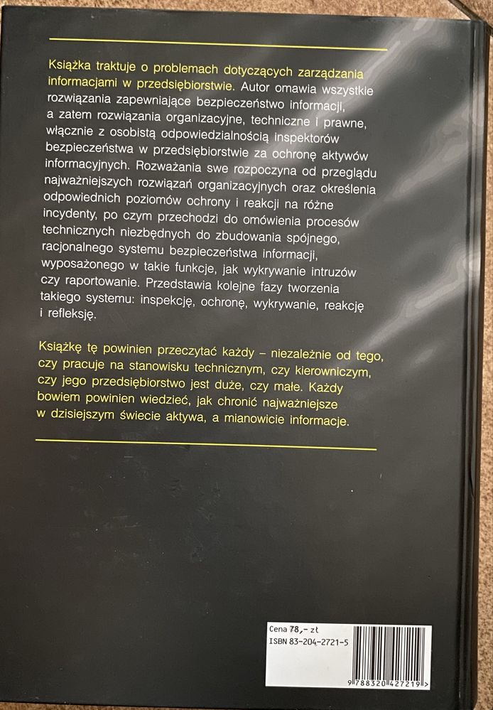 Bezpieczeństwo informacji. Donald L. Pipkin