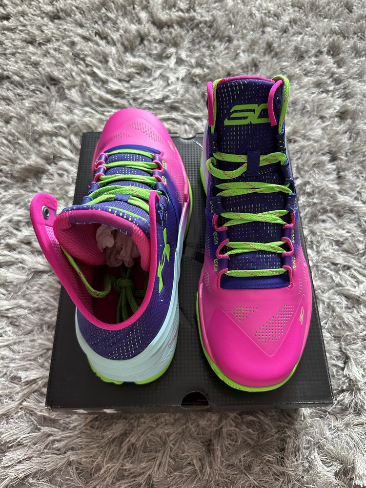 (43) Under Armour Curry 2 Retro Northern Lights