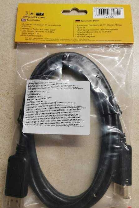 Kabel DisplayPort Delock 2 m NOWY