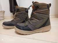 Buty chłopięce zimowe śniegowce GEOX Respira Amphibiox 33 r. 21 cm