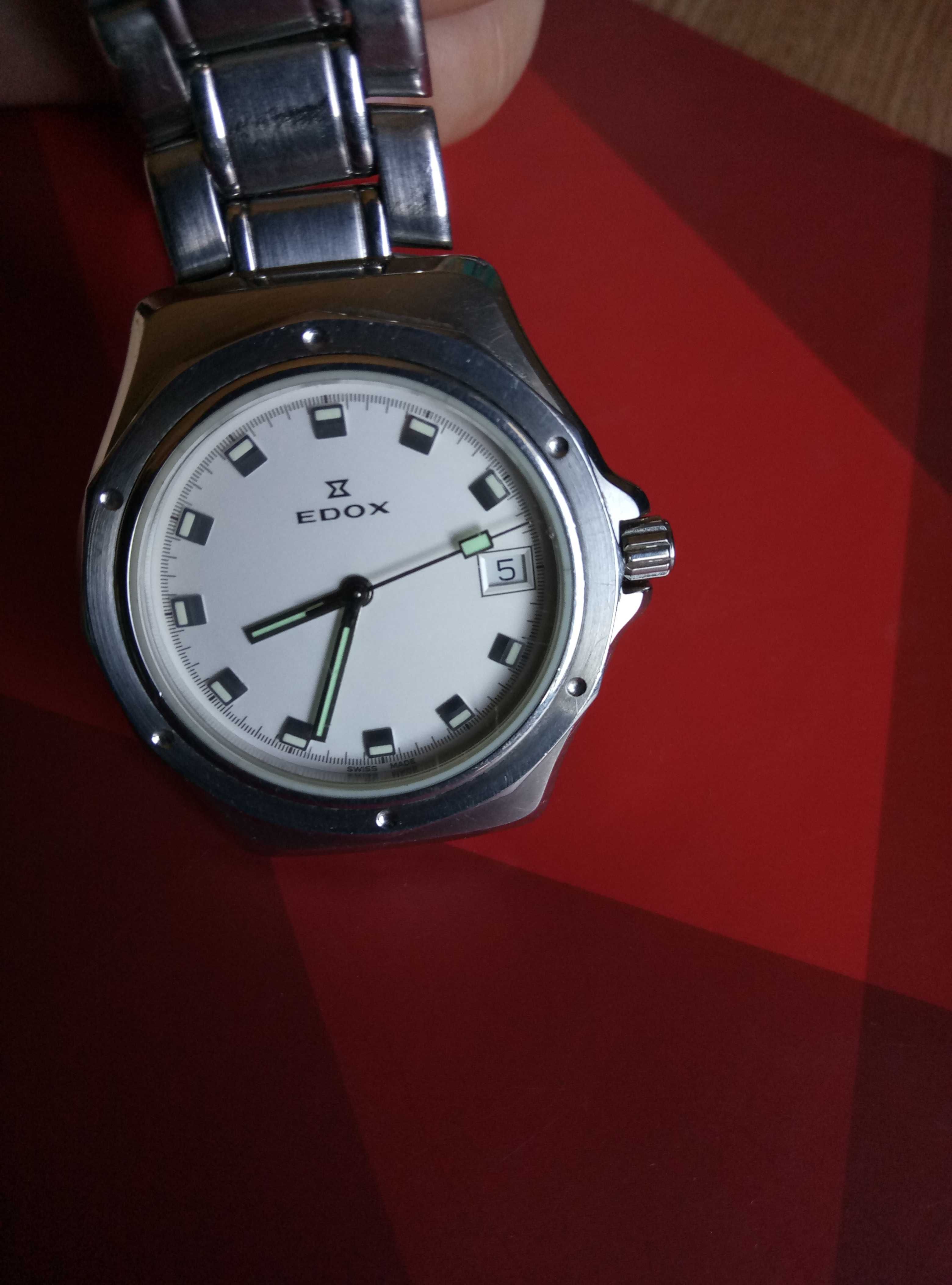 Оригинальные швейцарские часы Edox Delfin, не Omega не Oris не Panerai