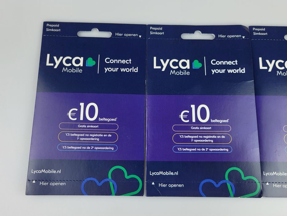 Karta Sim Lyca Mobile 10 € Pakiet do telefonu
