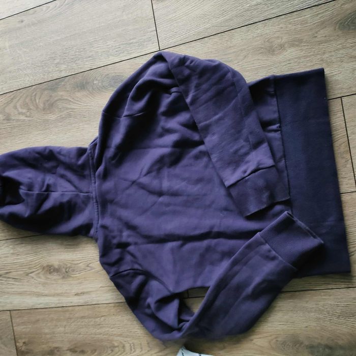 Bluza Adidas 152 fioletowa z kapturem