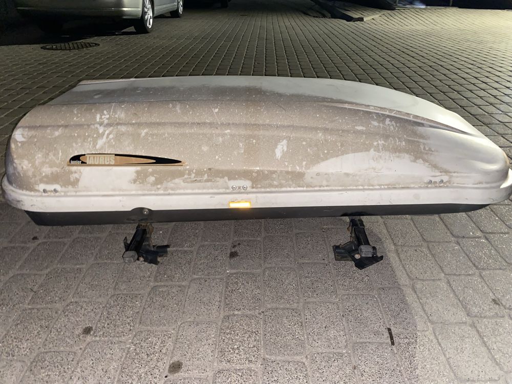 Box dachowy + uchwyt na rower, gotowy do montazu