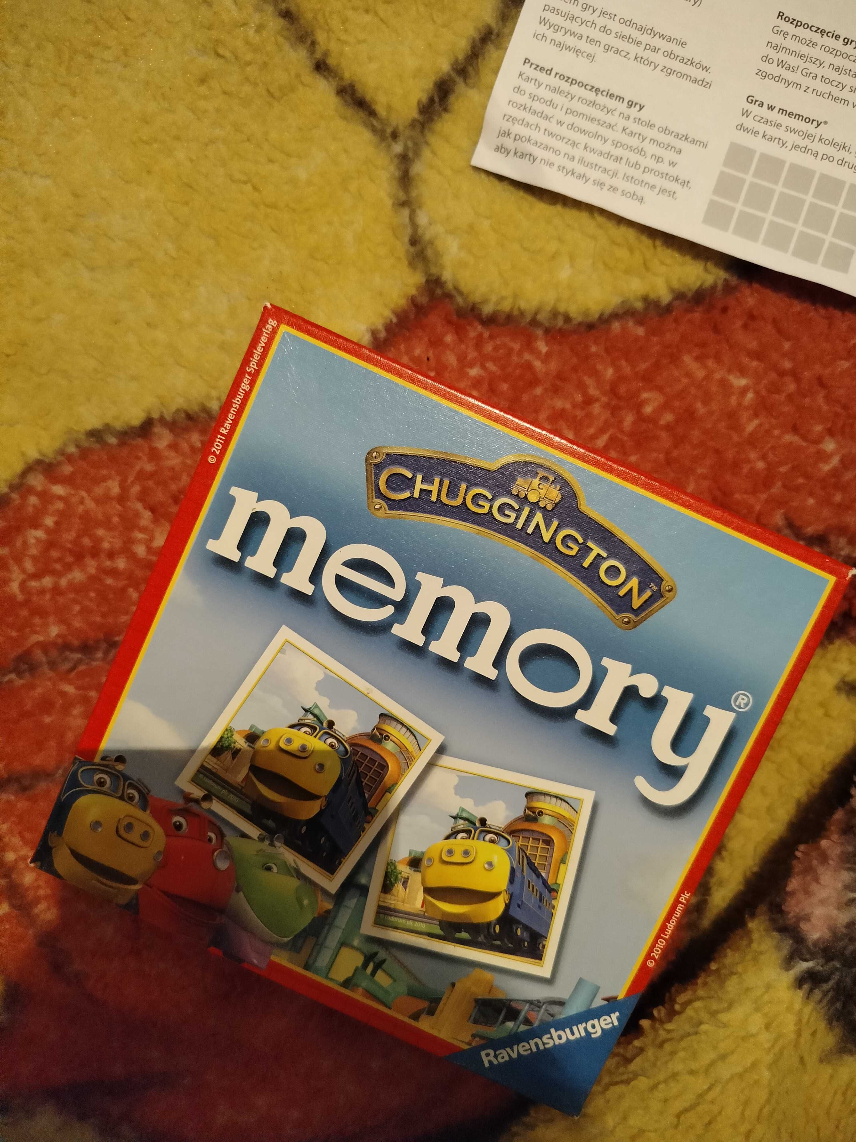 Gra Memory Pociągi 3+
