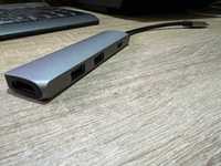 USB-хаб Satechi Aluminum Type-C Slim Multi-Port Adapter 4K