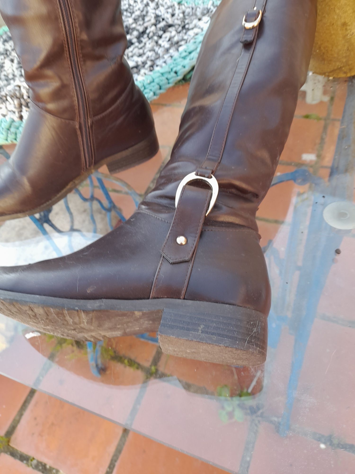 Botas de cano alto 36