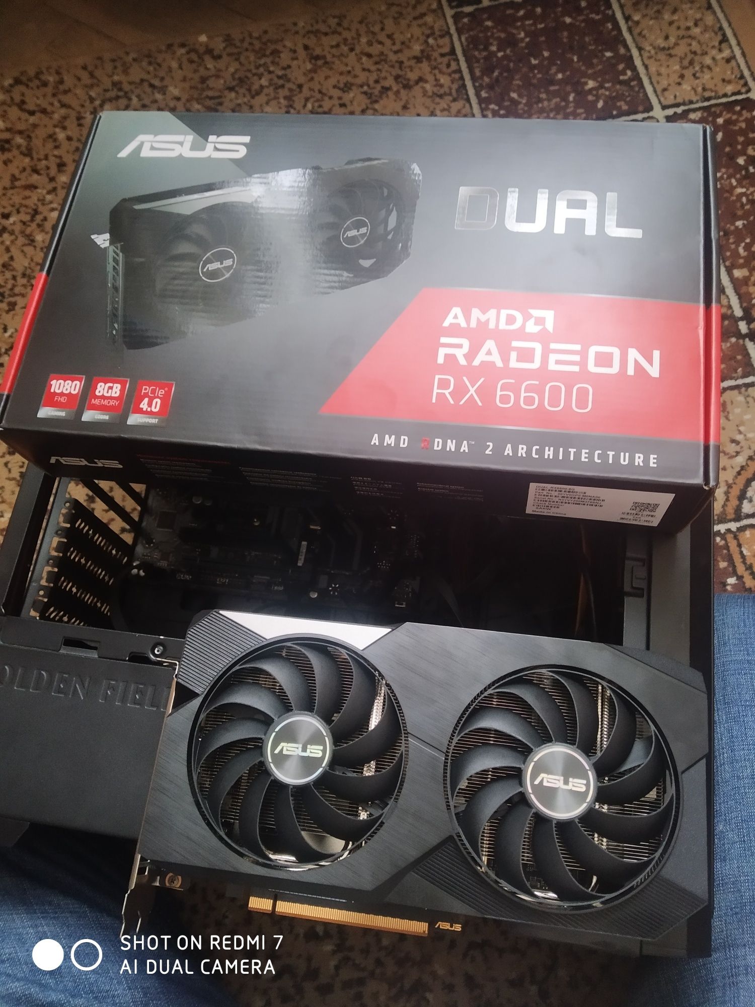Продам Asus RX 6600 нова  на гарантії до 2025 року
