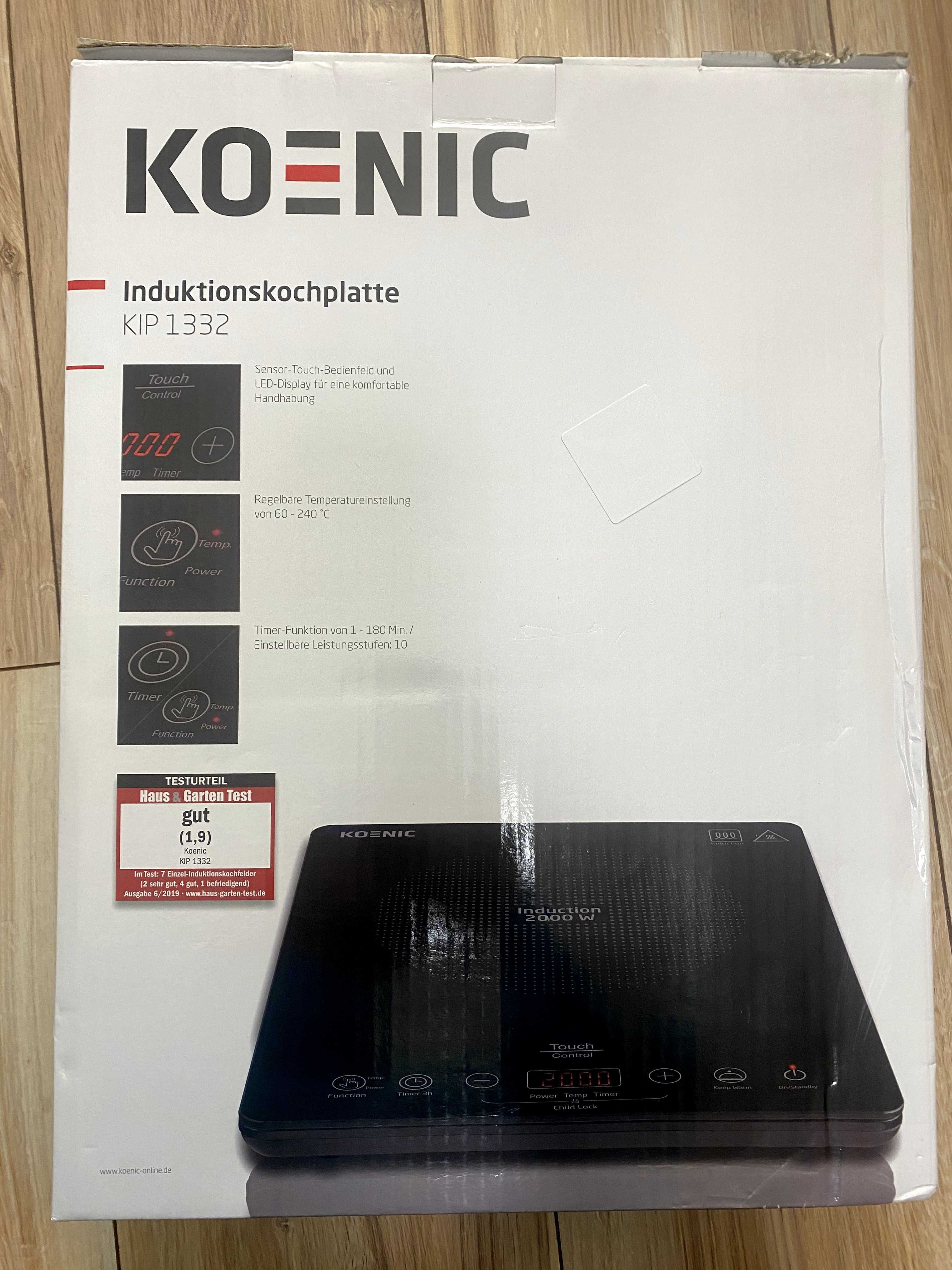 KOENIC - kuchenka indykcyjna NOWA z gwarancją