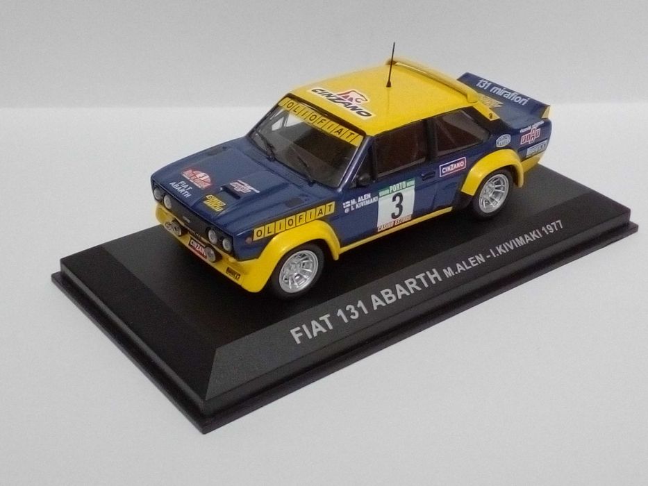 Miniaturas de carros do Rally de Portugal