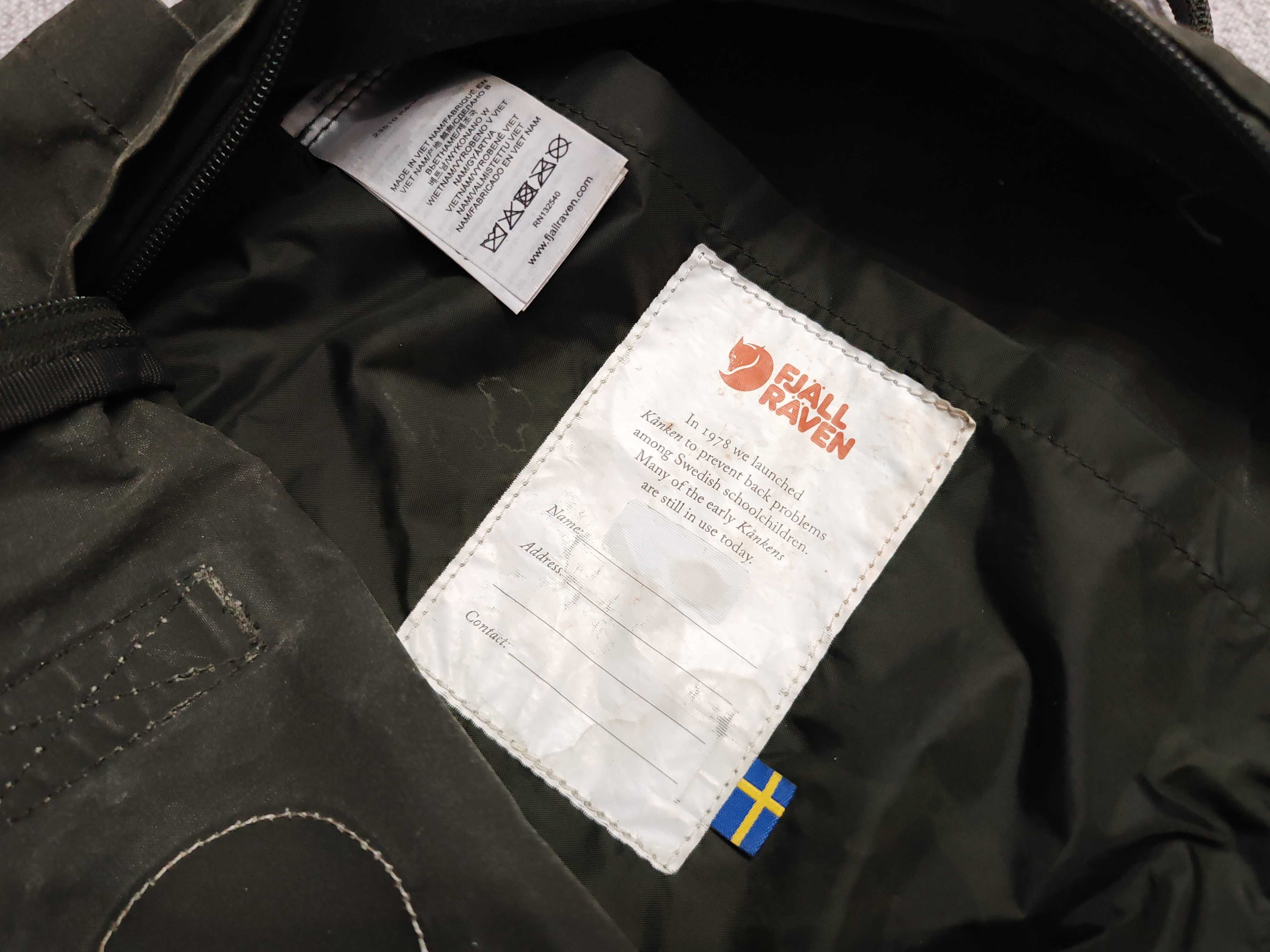 FJALLRAVEN Kanken Plecak woskowany