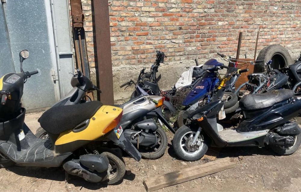 Розбір Honda dio 18 27 28 34 35 56 tact 24 suzuki lets 1 2 3 sepia zz