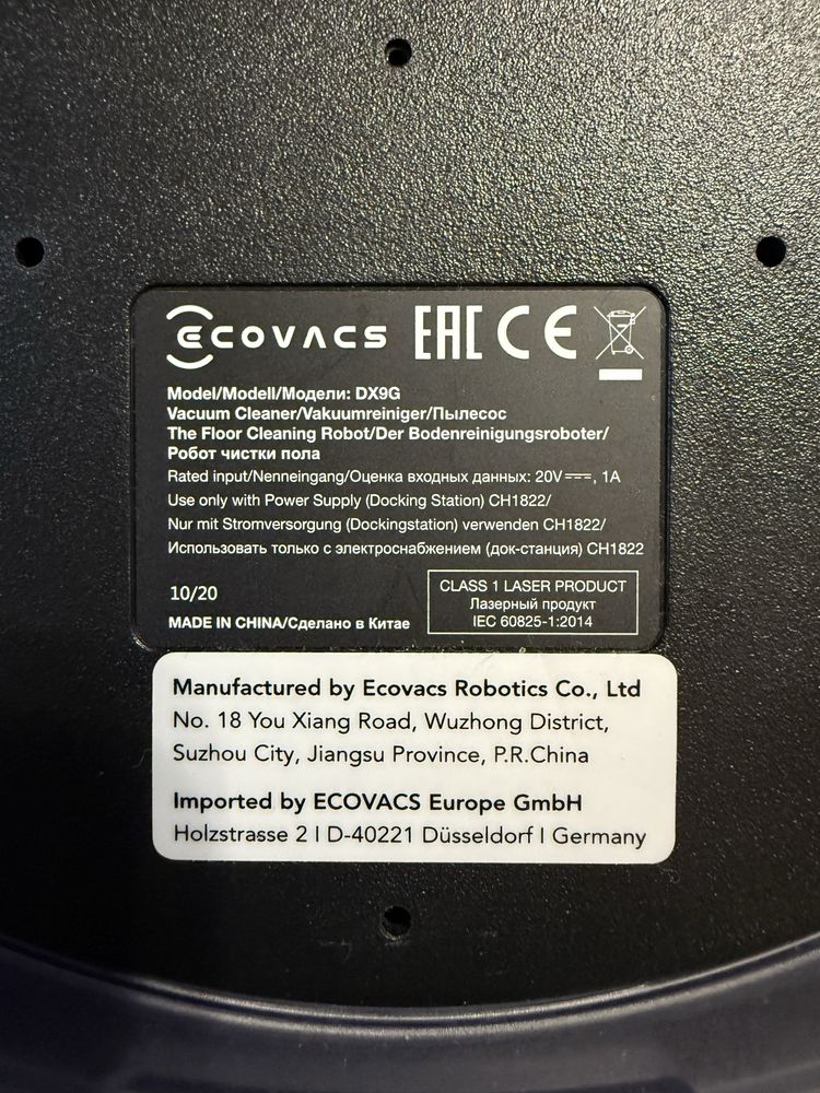 Робот-пилосос ECOVACS DEEBOT OZMO 950 (Black) DX9G
