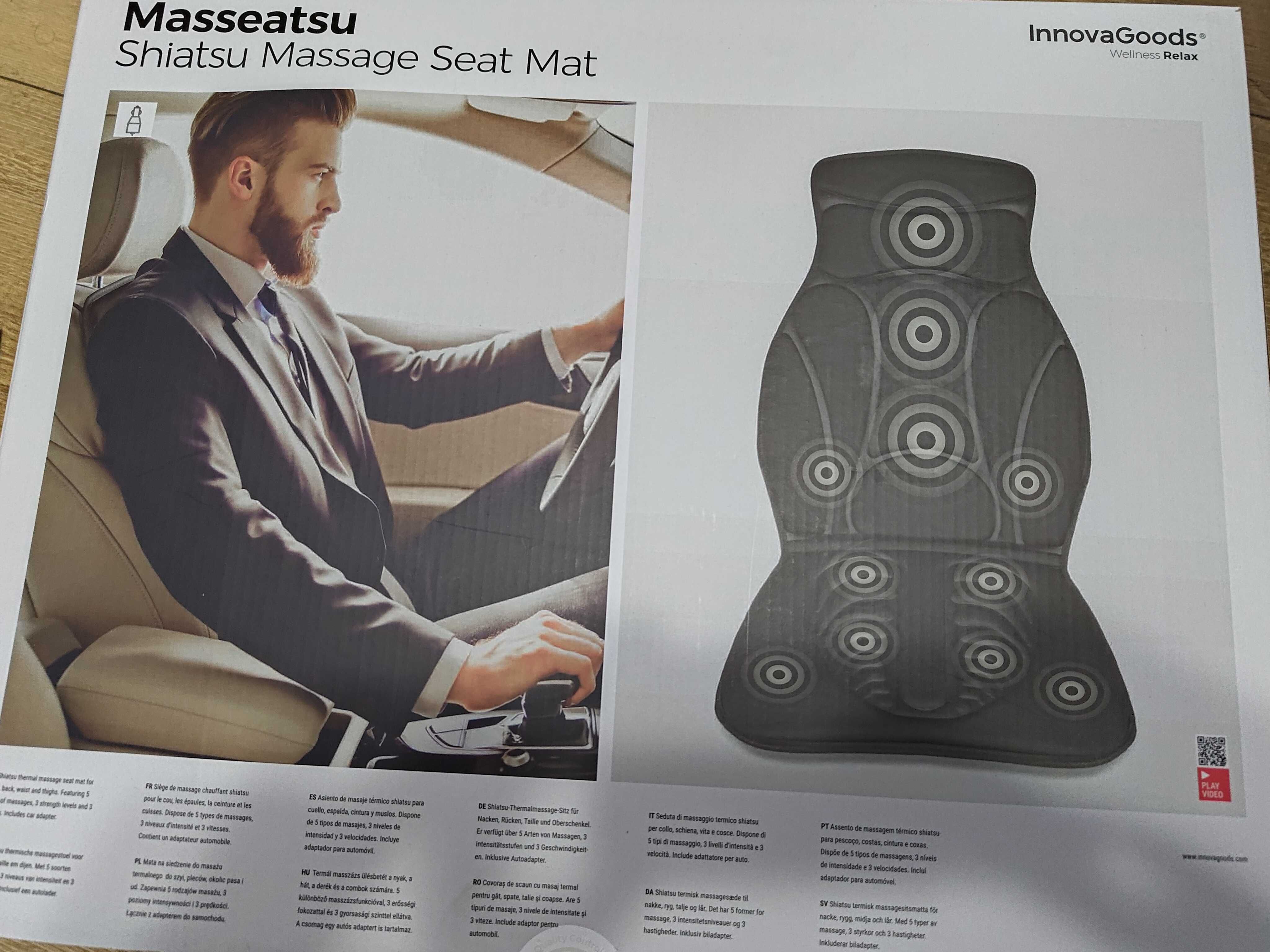 Masażer pleców InnovaGoods / Fotel masażowy