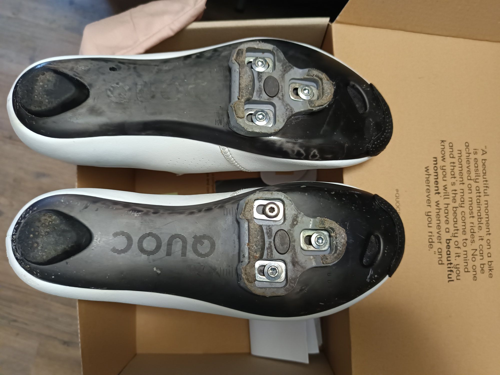 Sapatos ciclismo Quoc como novos