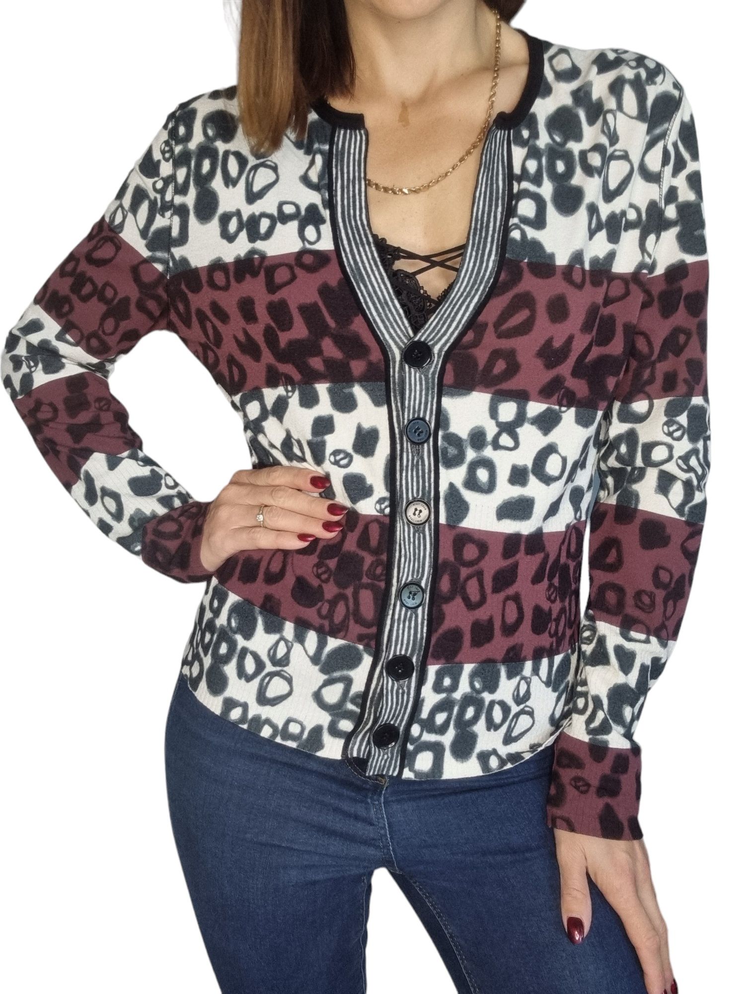 Sweterek Marc cain n6 Rozmiar xxl 44
