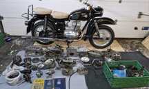 MZ ES 250/1 – r. 1964 – w świetnym stanie + wiele części zapasowych