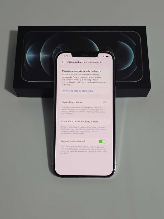 Iphone 12PRO MAX 128GB. Excelente. 77% Bateria. Tudo de origem.