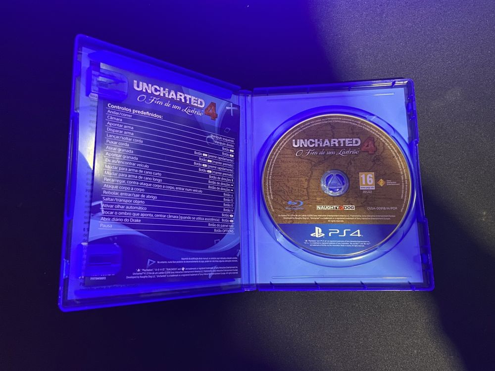 Uncharted 4- Jogo PS4