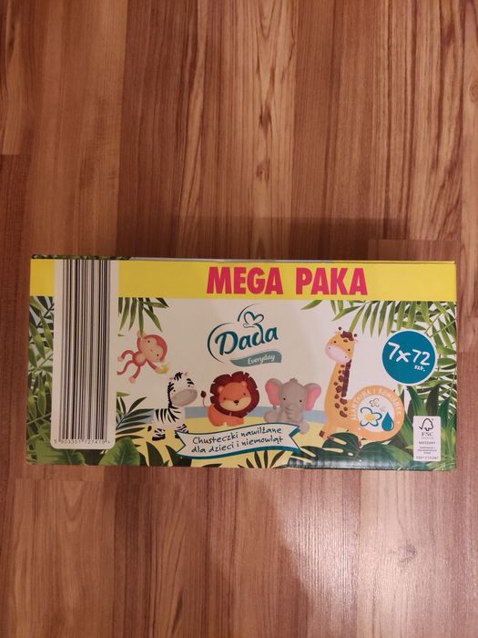 Серветки вологі для діток Dada. Польща
