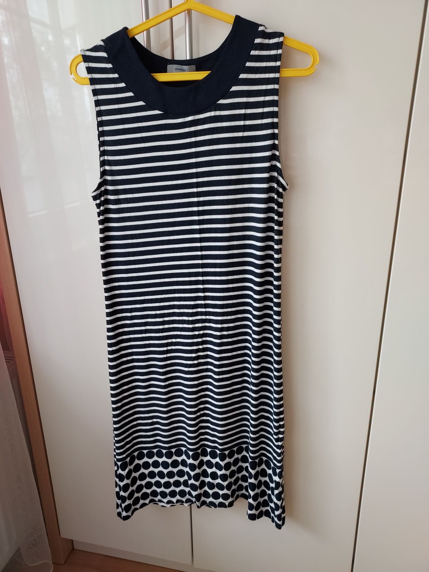 J.nowa 38 Montego sukienka Peek&Cloppenburg granatowa