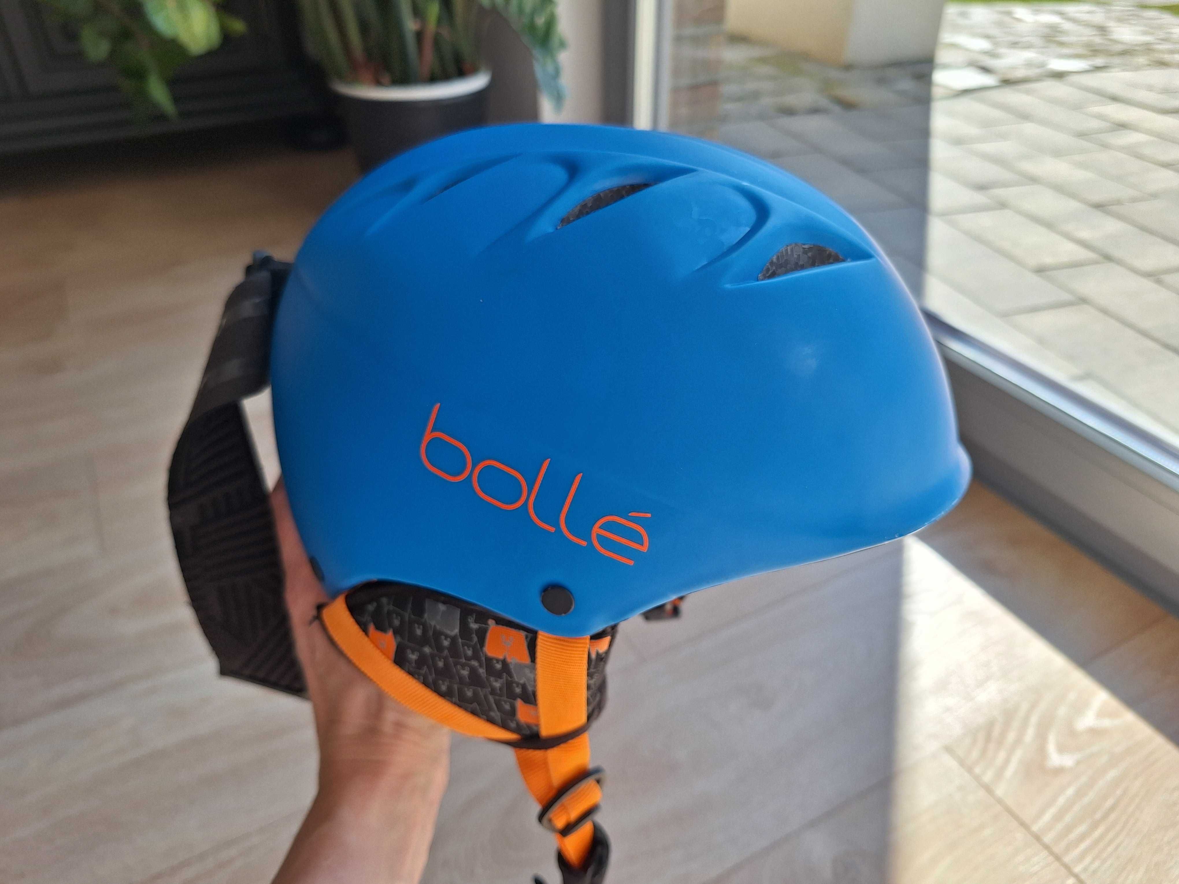 kask narciarski_roz. M /53-58cm/ + gogle w komplecie