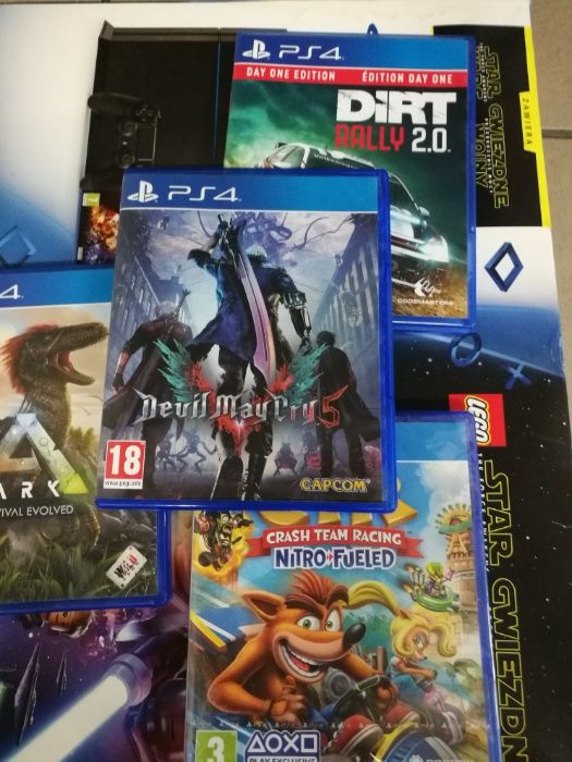 Crash Team Nitro ARK Devil May cry5 Dirt Rally 2.0 Farming 19 ps4 xbox