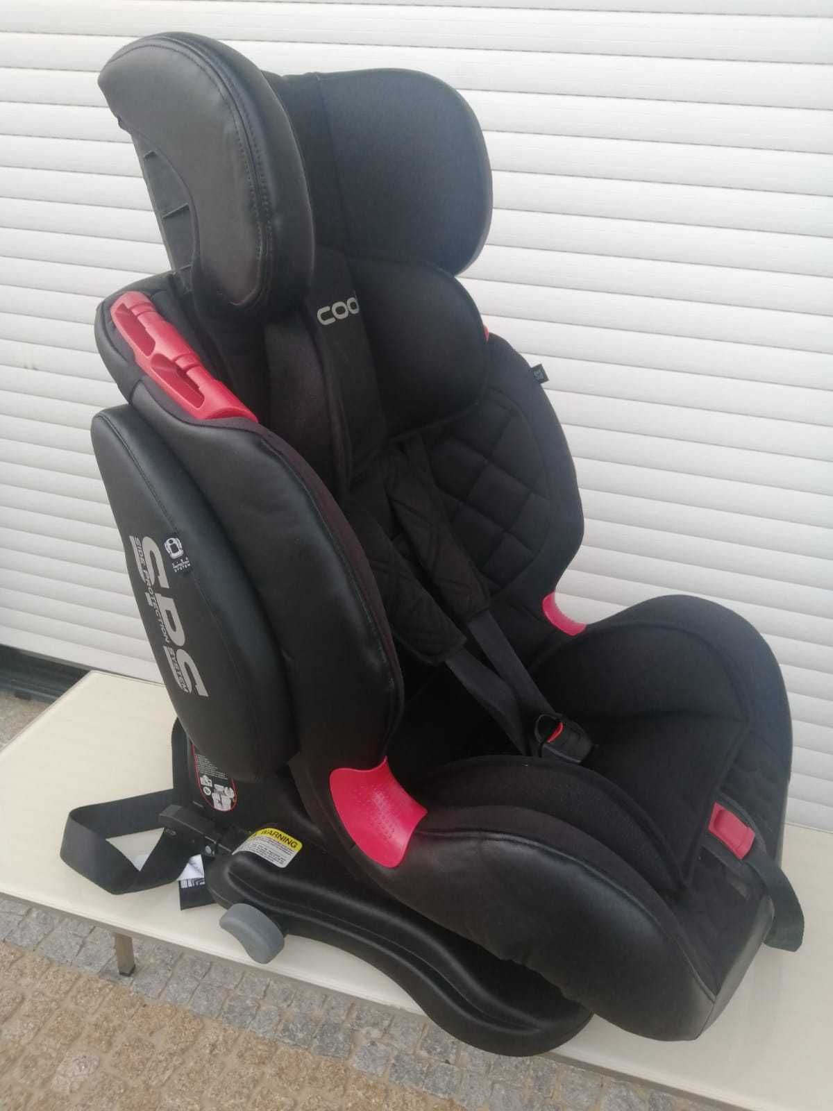 Cadeira Auto BE COOL Thunder Isofix preta (Grupo 1/2/3)