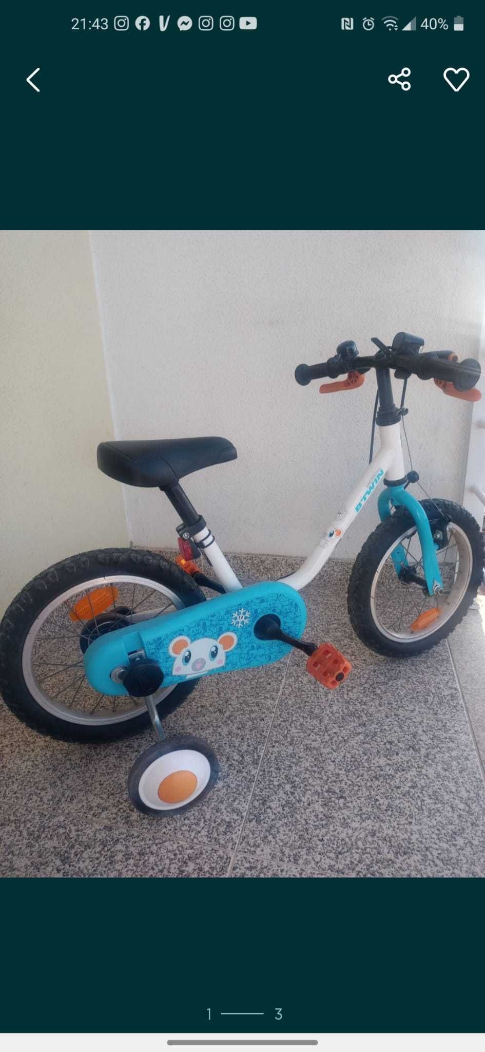 Bicicleta menino