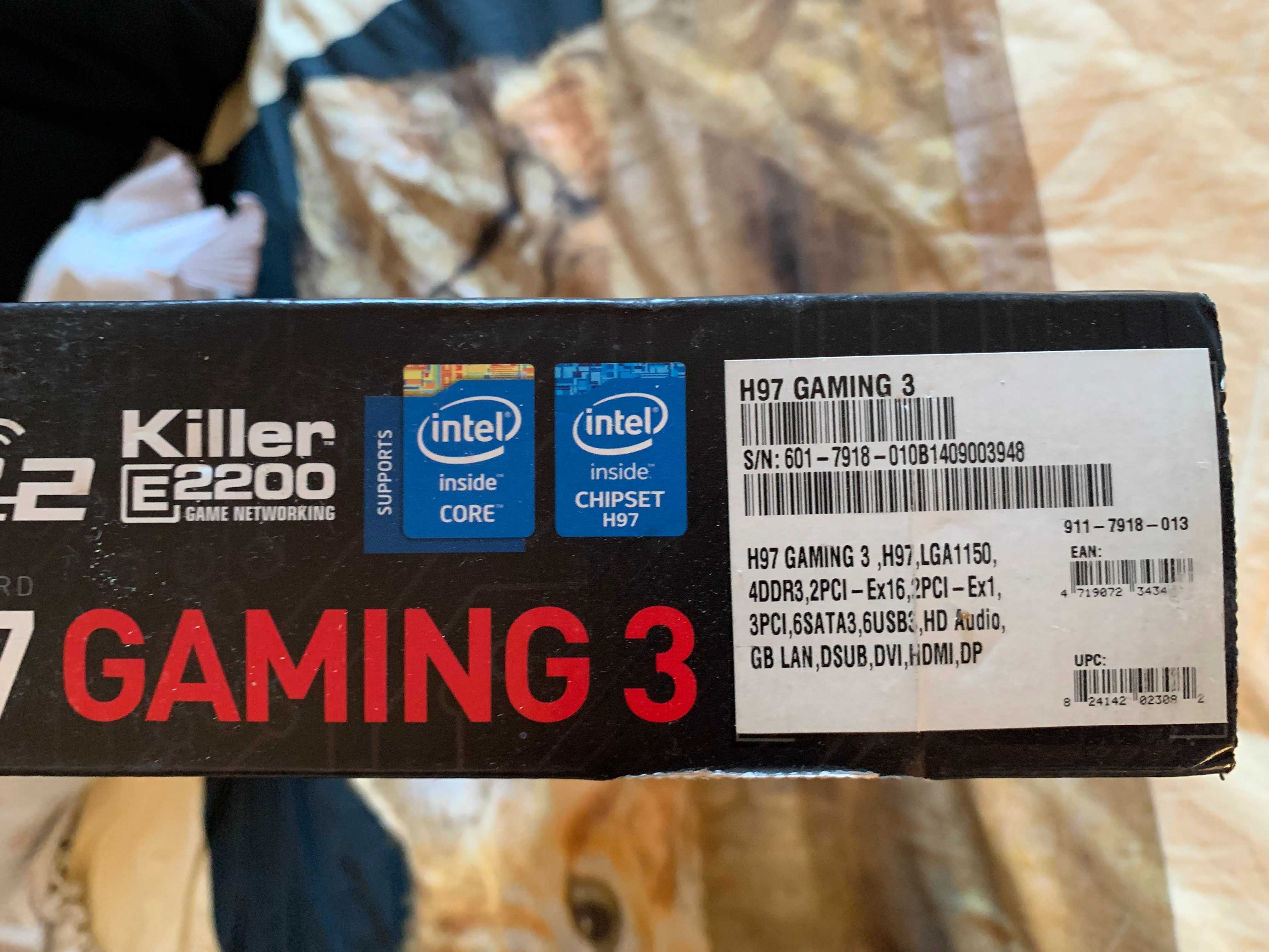 Motherboard MSI H97-GAMING 3