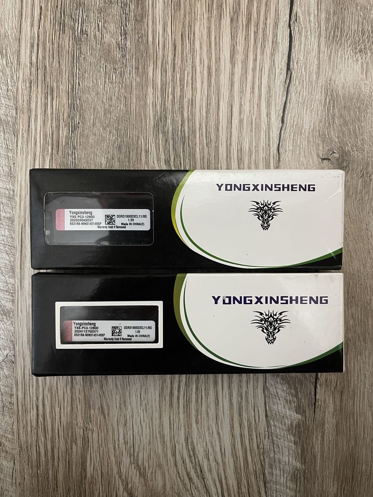 Комплект пам'яті Yongxinsheng DDR3 32gb (8gb x 4)