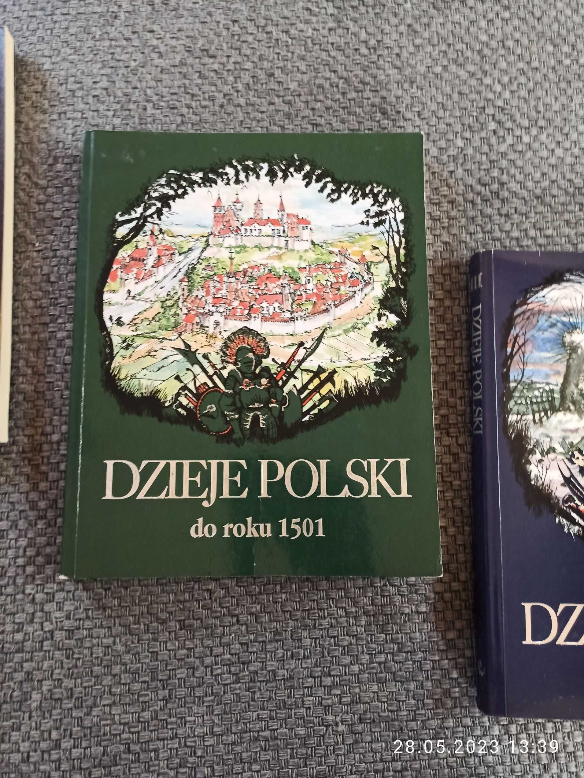 Dzieje Polski seria trzech książek historycznych