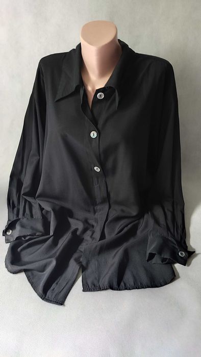 Bluzka damska koszula z długim rękawem plus size rozmiar 42/44