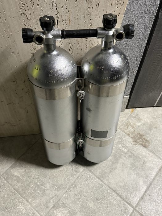 Butle nurkowe Twinset 2x12 faber CHROM